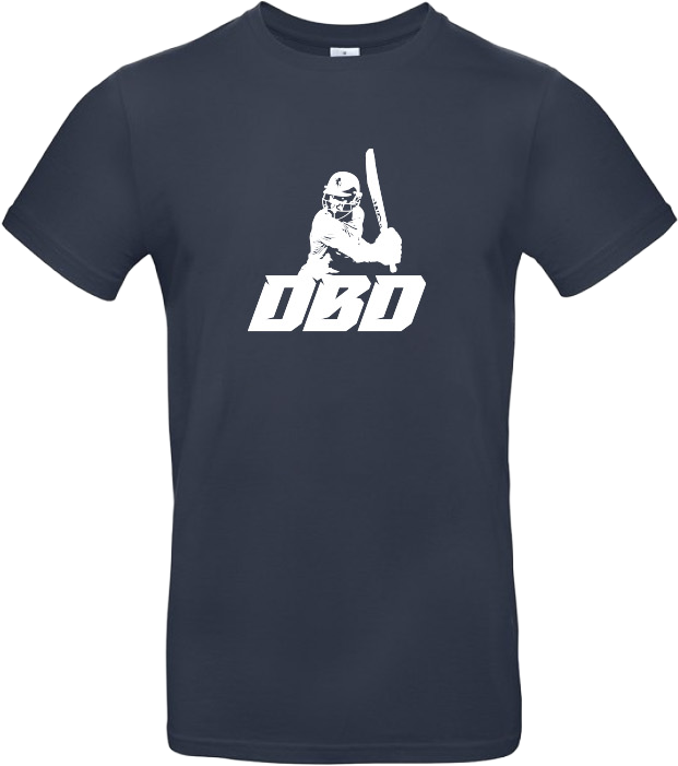 DBD Navy Cotton T Front